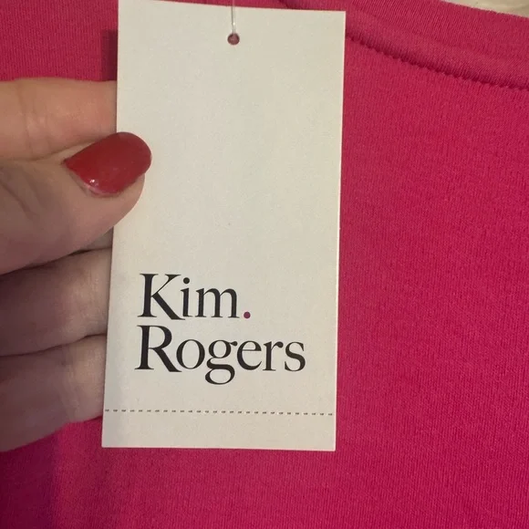 NWT SPRING/SUMMER Pink Short Sleeve Tee PLUS: 2X #B - Picture 7 of 8